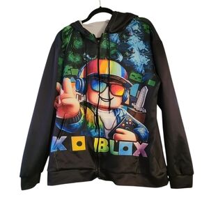 ROBLOX Gamer Full-Zip Graphic Hoodie - Size XL